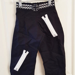 Kids PUNK PANTS Iron Cross NWT Lucky Lil Devil